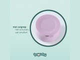 Kommetje met zuignap soft purple 2